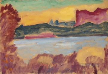 アレクセイ・フォン・ヤウレンスキー Painting - landschaft genfer 参照 1915 アレクセイ・フォン・ヤウレンスキー